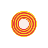 I-Contact Cosplay Halloween Contact Lenses Reddish Brown Spiral